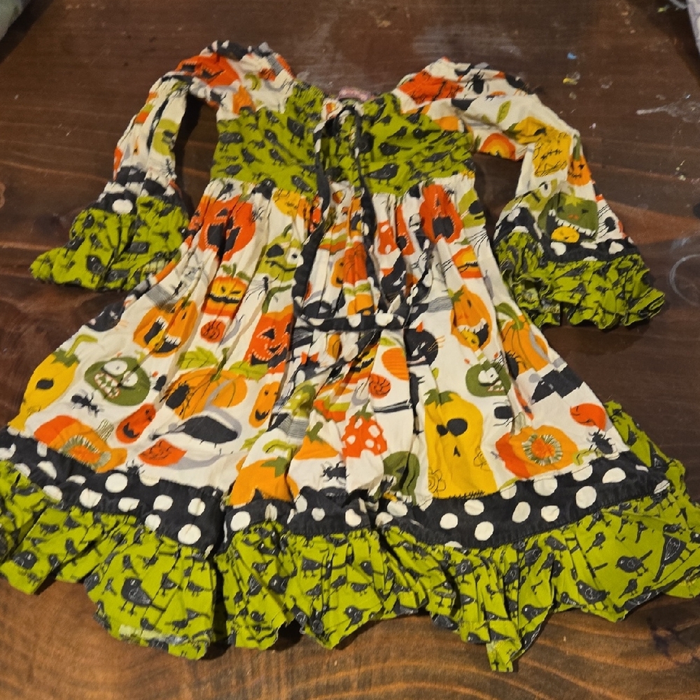 Jelly The Pug Candy Corn Dress